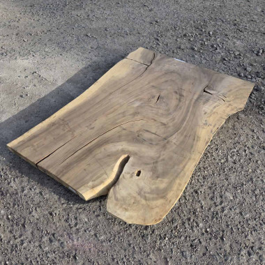 table en bois massif suar num18-200 - live edge table de bali 200cm