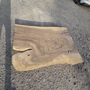 table en bois massif suar num18-200 - live edge table de bali 200cm