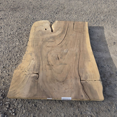 table en bois massif suar num18-200 - live edge table de bali 200cm