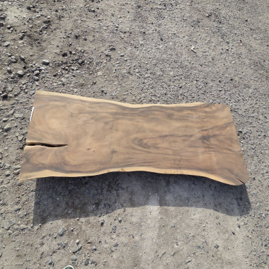 table en bois massif suar num48-210 - live edge table de bali 210cm