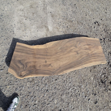 table en bois massif suar num42-206 - live edge table de bali 206cm