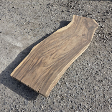 table en bois massif suar num46-205 - live edge table de bali 205cm