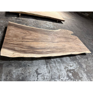 Plateau table suar massif 245 cm - pièce unique réf num28-250