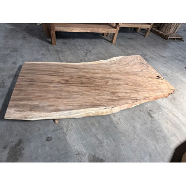 Plateau table suar massif 250 cm - pièce unique réf num40-250
