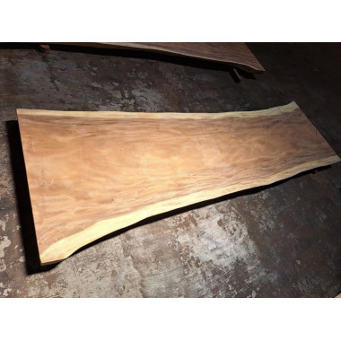 Plateau table suar massif 300 cm - pièce unique réf num12-300