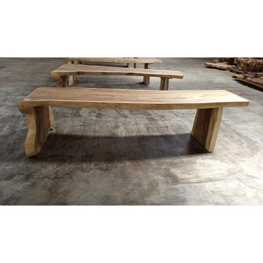 Table monobloc Suar 300 cm en L - modèle 1