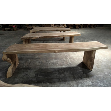 Table monobloc Suar 300 cm en L - modèle 3