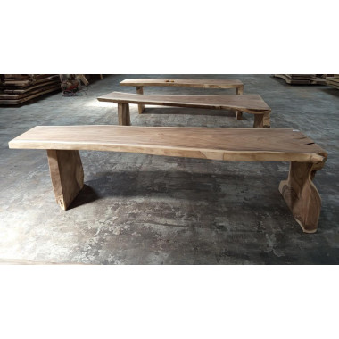 Table monobloc Suar 300 cm en L - modèle 3