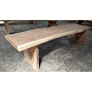 Table monobloc Suar 300 cm en L - modèle 3