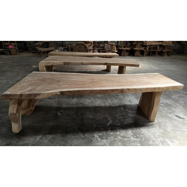 Table monobloc Suar 295 cm en L - modèle 4