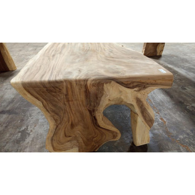 Table monobloc Suar 295 cm en L - modèle 4