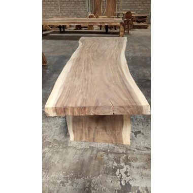 Table monobloc Suar 295 cm en L - modèle 4
