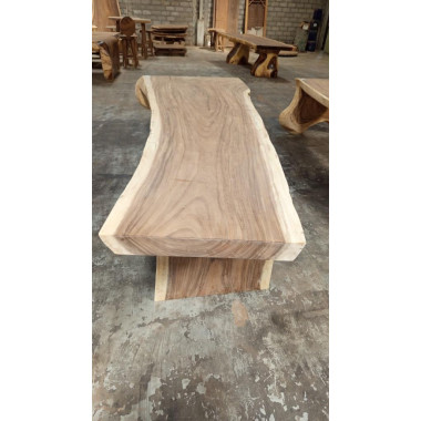 Table monobloc Suar 290 cm en L - modèle 5