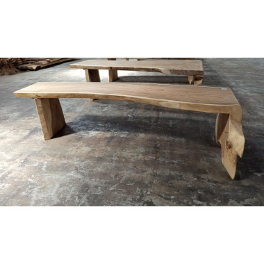 Table monobloc Suar 300 cm en L - modèle 6