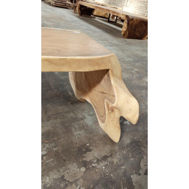 Table monobloc Suar 300 cm en L - modèle 6