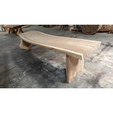 Table monobloc Suar 300 cm en L - modèle 6