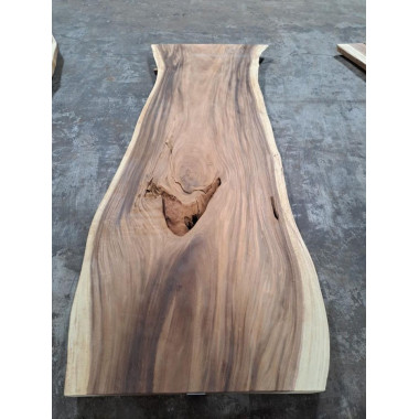 Plateau table suar massif 280 cm - pièce unique réf num48-300